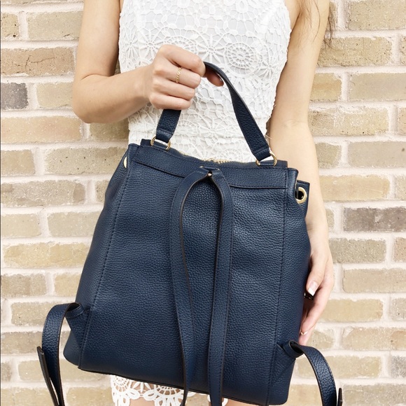 Gaby’sBags👜💕- Michael Kors Large Backpack Navy - Picture 5 of 8